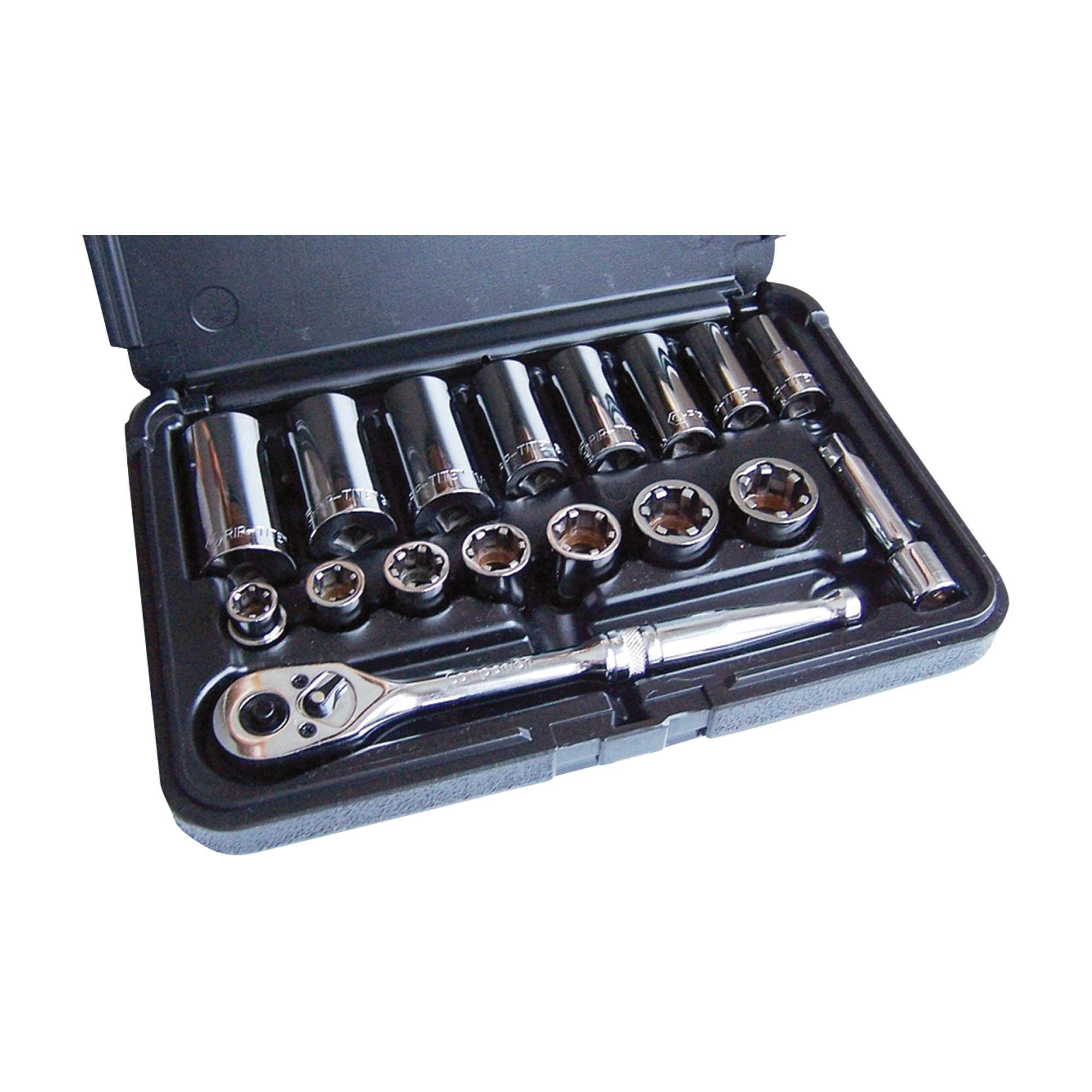 Grip-Tite Super Socket Rounded Bolt Removers — 17-Pc. SAE Set, Model# 00102